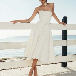 Jenny Yoo Carrie Dress, Sz 10, Ivory (Orig. $425)